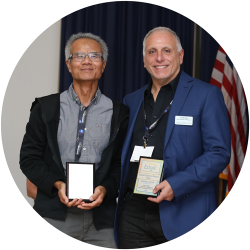 D43A5313-EngagingStudentsinResearch-500 Joseph Diaco, Professor, Camden County College, and Dr. Hieu Nguyen, Professor, Rowan University