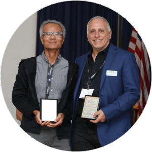 D43A5313-EngagingStudentsinResearch-500 Joseph Diaco, Professor, Camden County College, and Dr. Hieu Nguyen, Professor, Rowan University